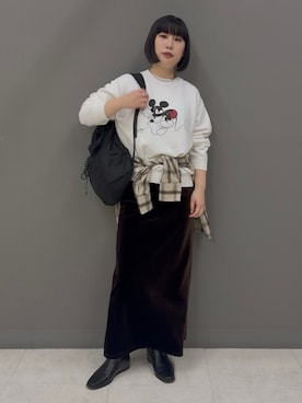 まこぴさん(レディース・161cm)の秋コーディネート