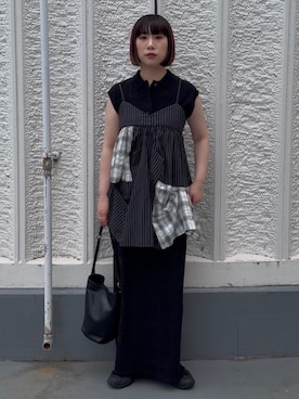 まこぴさん（レディース・161cm）の夏コーディネート