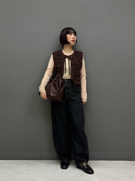 まこぴさん（骨格ストレート・レディース・161cm）の夏コーディネート