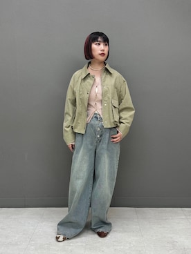 まこぴさん（レディース・161cm）の春コーディネート