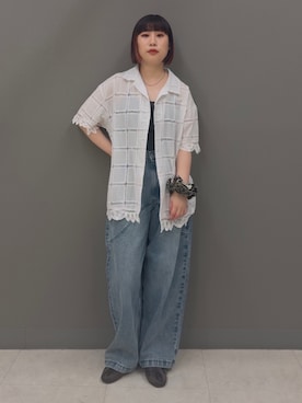 まこぴさん（レディース・161cm）の夏コーディネート