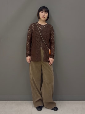 まこぴさん（レディース・161cm）の秋コーディネート