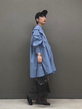 「アイテム（ブレスレット）」を使った、まこぴさん（レディース・161cm）の秋コーディネート