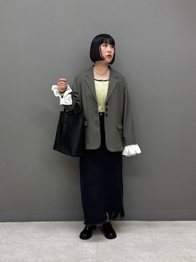 まこぴさん（レディース・162cm）の冬コーディネート