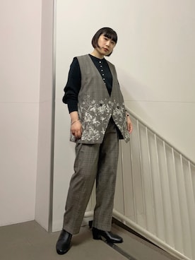 まこぴさん（レディース・162cm）の冬コーディネート