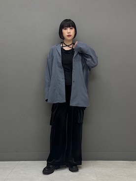 「アイテム（ブーツ）」を使った、まこぴさん（レディース・162cm）の秋コーディネート