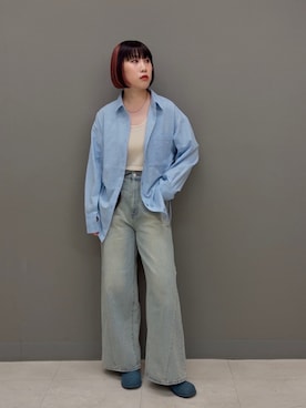 まこぴさん（レディース・161cm）の春コーディネート