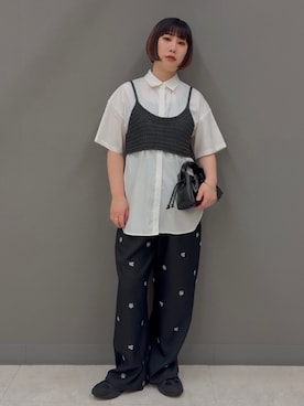 まこぴさん(レディース・161cm)の夏コーディネート