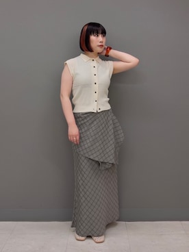 まこぴさん（レディース・161cm）の春コーディネート