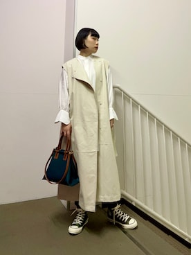 まこぴさん（レディース・162cm）の冬コーディネート