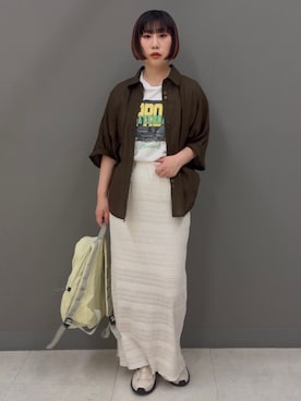 まこぴさん（レディース・161cm）の夏コーディネート