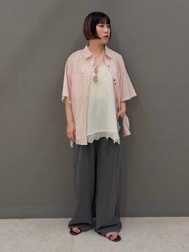まこぴさん(レディース・161cm)の夏コーディネート