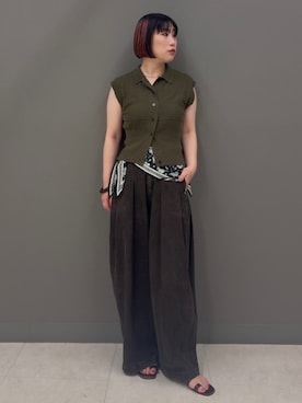 まこぴさん(レディース・161cm)の夏コーディネート