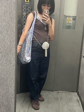 「FUULLY STUDIO（フーリィーステューディオ）のアイテム」を使った、nagisaさん（レディース・162cm）の夏コーディネート