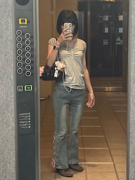 「アイテム（パンツ）」を使った、nagisaさん（レディース・162cm）の夏コーディネート