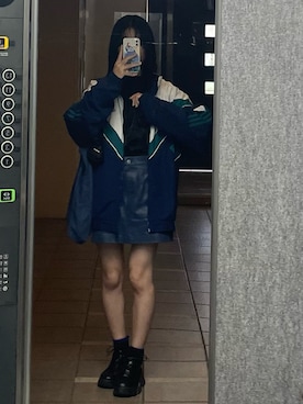 「SVEC（シュベック）のアイテム（ブーツ）」を使った、nagisaさん（レディース・162cm）の秋コーディネート