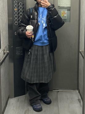 「アイテム（バックパック/リュック）」を使った、nagisaさん（レディース・162cm）の冬コーディネート