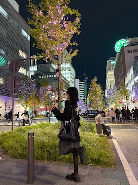 「アイテム（ローファー）」を使った、nagisaさん（レディース・162cm）の秋コーディネート