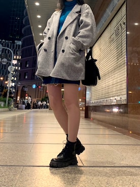「SVEC（シュベック）のアイテム（ブーツ）」を使った、nagisaさん（レディース・162cm）の春コーディネート