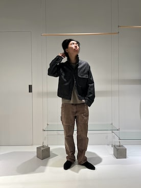 「Toironier（トワロニエ）のアイテム（デニムジャケット、ブルー系）」を使った、gdn_taiyoさん（メンズ・174cm）の夏コーディネート