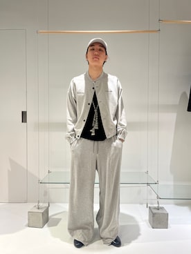 「SHINYAKOZUKA（シンヤコヅカ）のアイテム（ブルゾン、グレー系）」を使った、gdn_taiyoさん（メンズ・174cm）の夏コーディネート