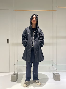 「SHINYAKOZUKA（シンヤコヅカ）のORDINARY CITY MOD'S Ⅱ（ナイロンジャケット、ブラック系）」を使った、gdn_taiyoさん（メンズ・174cm）の夏コーディネート