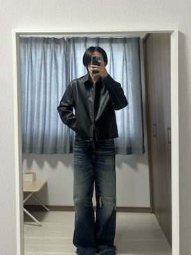 「ディーゼル」｜Hyuさん（メンズ・173cm）の冬コーディネート