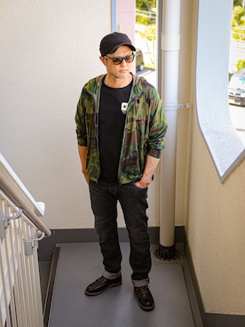 「アイテム（キャップ）」を使った、KOHEI さん（メンズ・180cm・40代）の秋コーディネート