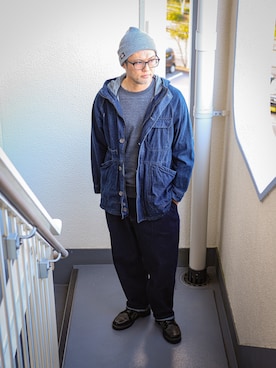 「no brand（ノーブランド）のアイテム」を使った、KOHEI さん（メンズ・180cm）の冬コーディネート