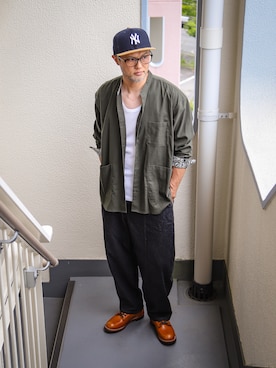 「Design Tshirts Store graniph（デザイン　ティーシャツ　ストア　グラニフ）のアイテム」を使った、KOHEI さん（メンズ・180cm）の秋コーディネート