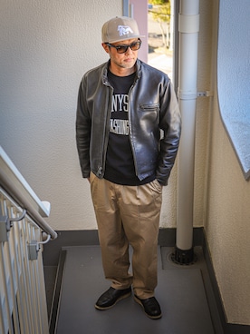 「アメカジ」｜KOHEI さん（メンズ・180cm）の冬コーディネート