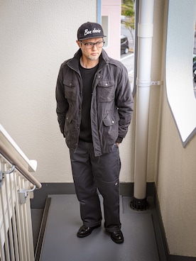 「BEN DAVIS（ベンデイビス）のアイテム」を使った、KOHEI さん（メンズ・180cm）の冬コーディネート