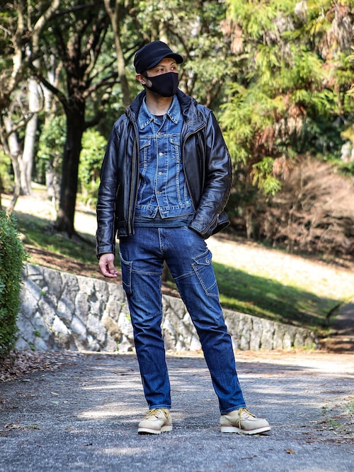 KOHEI ｜KADOYAのライダースジャケットを使ったコーディネート - WEAR