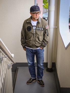 「Levi's」｜KOHEI さん（メンズ・180cm）の春コーディネート