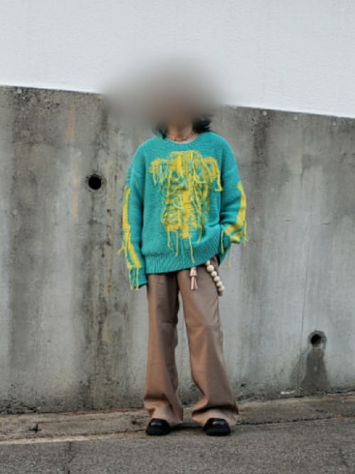 amok（アモク）の「amok /アモク / BONE KNIT（ニット/セーター）」 - WEAR