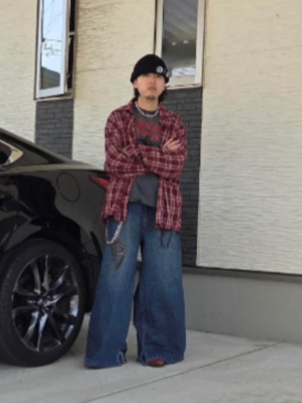 jerkybobさんの（UNNAMEDHEADWEAR）を使ったコーディネートの1枚目の写真