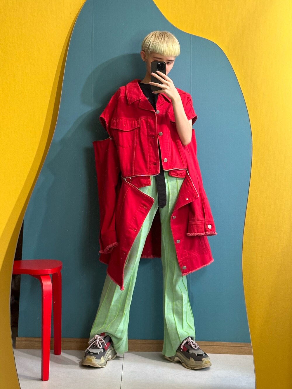 PAMEO POSE（パメオポーズ）の「3Way Denim Mix Coat（その他