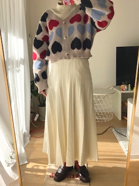 「CEDAR CREST（セダークレスト ）のアイテム」を使った、日和さん（レディース・147cm）の冬コーディネート