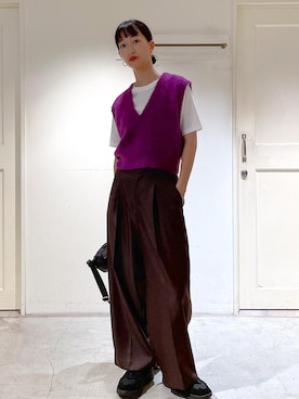 fukaさん（レディース・165cm）の秋コーディネート