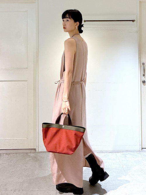 25AW]GENTLE SILK ジャンパースカート【セットアップ対応・洗える