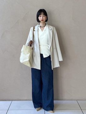 fukaさん（レディース・165cm）の春コーディネート