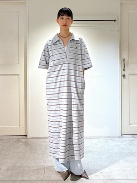 「アイテム（ワンピース/ドレス）」を使った、fukaさん（レディース・165cm・30代）の夏コーディネート