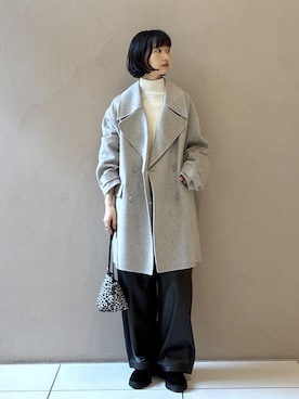 「SALON adam et rope'（サロン アダム エ ロペ）のアイテム」を使った、fukaさん（レディース・165cm）の秋コーディネート