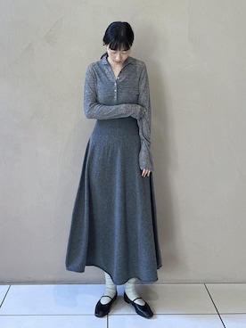 「アイテム（パンプス）」を使った、fukaさん（レディース・165cm）の秋コーディネート