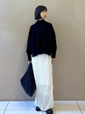 「アイテム（バッグ）」を使った、fukaさん（レディース・165cm・30代）の秋コーディネート