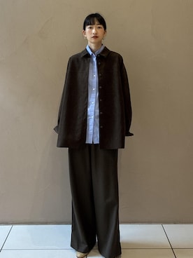 「アイテム（パンプス）」を使った、fukaさん（レディース・165cm・30代）の秋コーディネート