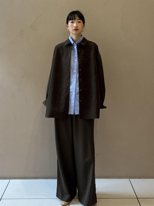 Ultrasuede(R)オーバーシャツ / セットアップ対応（シャツ/ブラウス