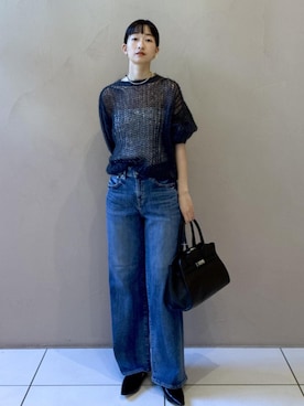 「アイテム（ローファー）」を使った、fukaさん（レディース・165cm・30代）の秋コーディネート