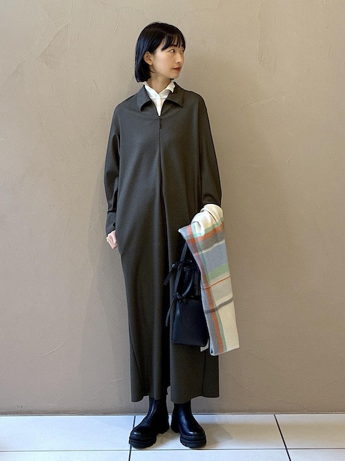 セール】ミルドジャージシャツワンピース（ワンピース）｜SALON adam