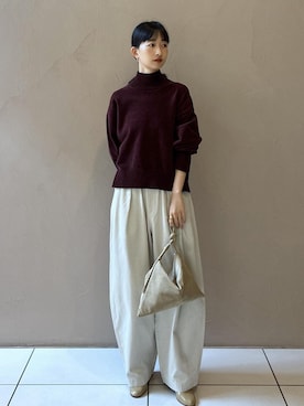 「アイテム（パンプス）」を使った、fukaさん（レディース・165cm・30代）の秋コーディネート